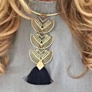 Stella & Dot Aida Tassel Necklace